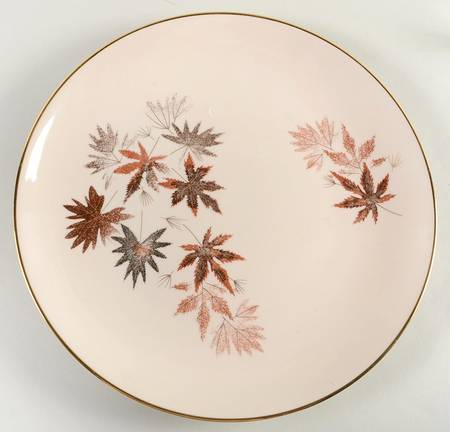 Autumn Symphony (Cream Background) 13" Chop Plate (Round Platter)