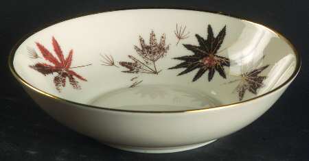 Autumn Symphony (Cream Background) Fruit/Dessert (Sauce) Bowl