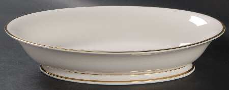 Classic Dignity Gold 8" Oval Vegetable Bowl