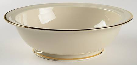 Classic Dignity Gold Round Vegetable No Lid