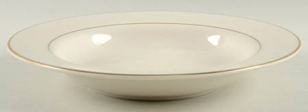 Classic Dignity Gold Rim Soup Bowl