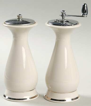 Classic Dignity Platinum Salt Mill & Pepper Mill Set