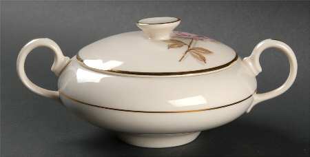 Eternal Rose Sugar Bowl & Lid