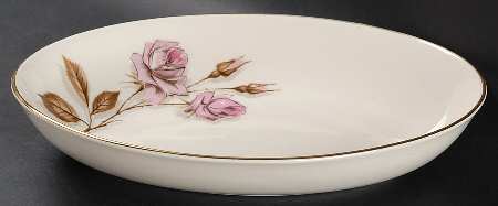 Eternal Rose 10" Oval Vegetable Bowl