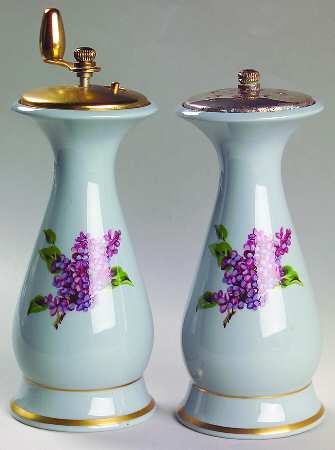 Georgian Lilac Salt Mill & Pepper Mill Set