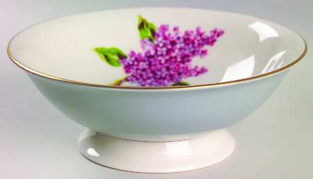 Georgian Lilac Coupe Cereal Bowl