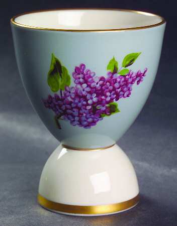 Georgian Lilac Double Egg Cup