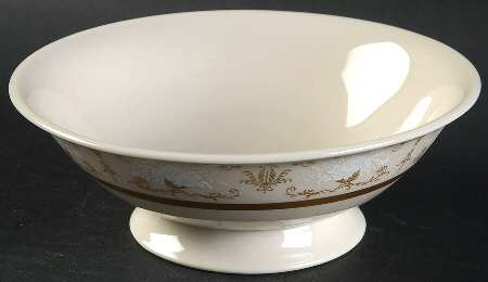 Kenwood Castle Gold and White Coupe Cereal Bowl