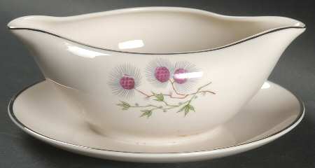Larchwood Gravy Boat with Attached Underplate