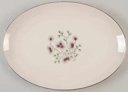 Larchwood 15" Oval Serving Platter