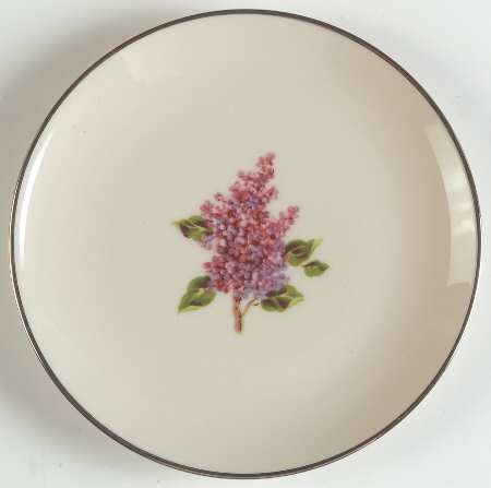 Lilac Bread & Butter Plate