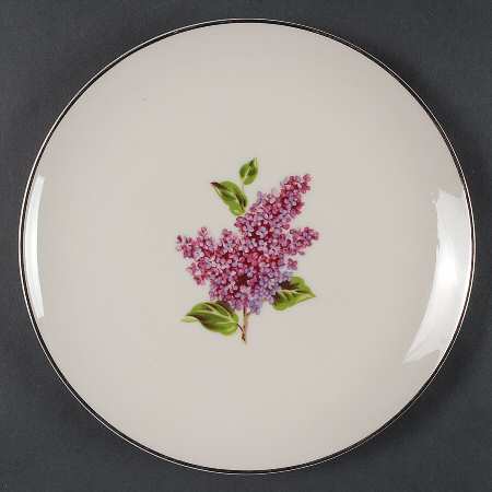Lilac Salad Plate