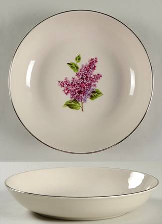 Lilac Coupe Soup Bowl
