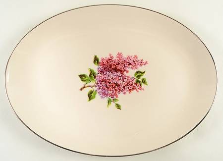 Lilac 12" Oval Serving Platter