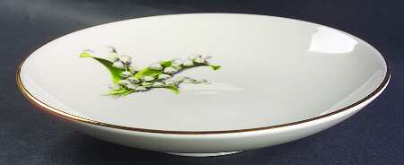 Lily of The Valley Round Compote (Height X Width)