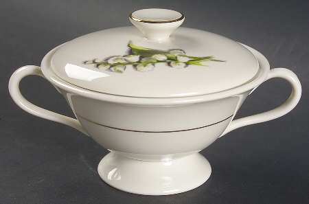 Lily of The Valley Sugar Bowl & Lid