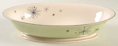 Romance of The Stars Green 10" Oval Vegetable Bowl