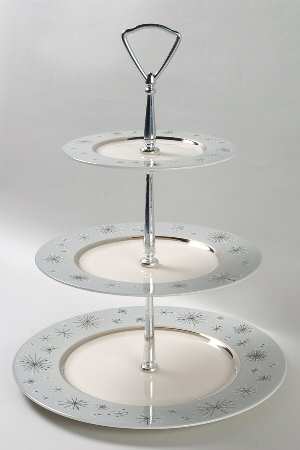 Romance of The Stars Grey 3-Tiered Serving Tray (DP, SP, BB)