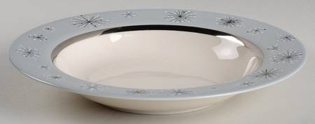 Romance of The Stars Grey Large Rim Soup Bowl