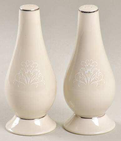 Spanish Lace White Salt & Pepper Set