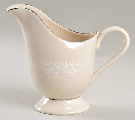 Spanish Lace White Creamer
