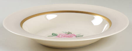 Sweetheart Rose Rim Soup Bowl
