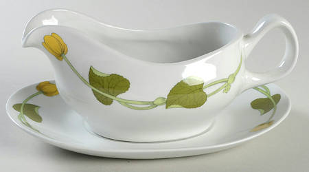 Bekkeblom Gravy Boat & Underplate