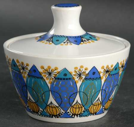 Clupea (Norway) Sugar Bowl & Lid