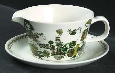 Market Round Gravy Boat & Underplate