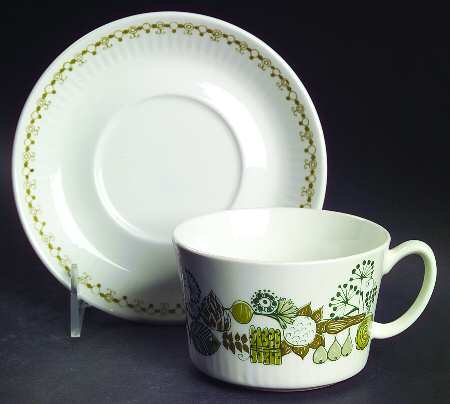 Market Flat Cup & Saucer Set