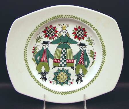 Saga 10" Oval Serving Platter