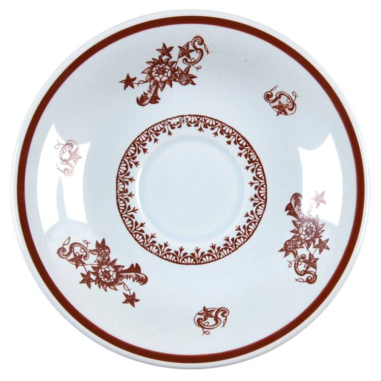 Chelsea Red Saucer for Demitasse Cup