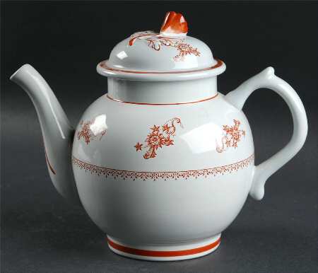 Chelsea Red Teapot & Lid
