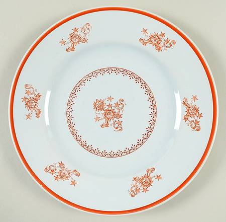 Chelsea Red Salad Plate