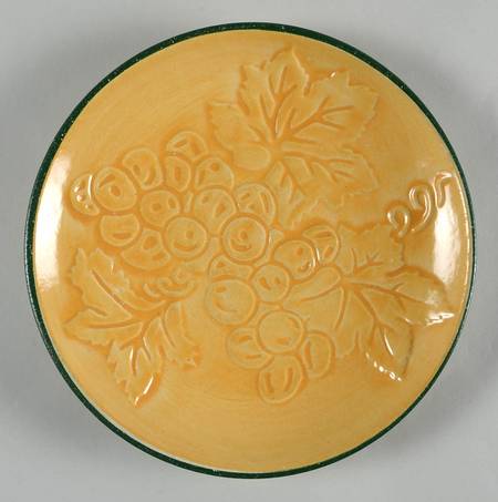 Grape Garland Embossed Butterscotch Salad Plate