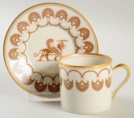Alexandria Flat Demitasse Cup & Saucer Set