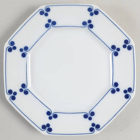 Allegro Blue Bread & Butter Plate