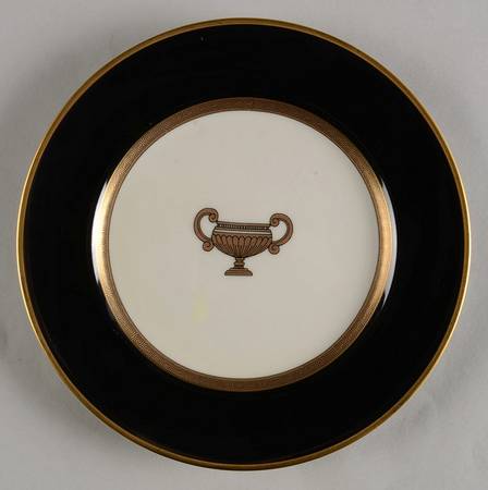 Amphora Black Salad Plate