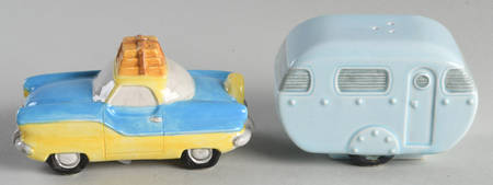 American Roadside Figural Salt and Pepper