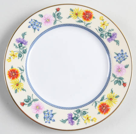 American Wildflowers (Gold Trim) Salad Plate