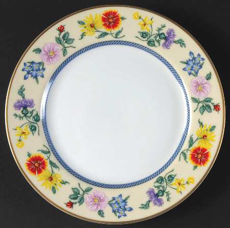 American Wildflowers (Gold Trim) Bread & Butter Plate