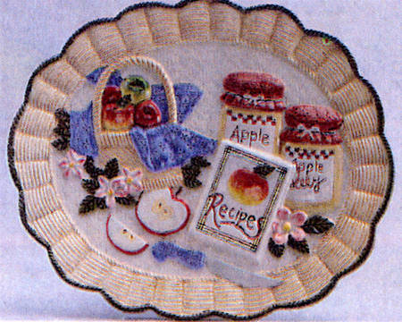 Apple Delight 11" Figural Platter