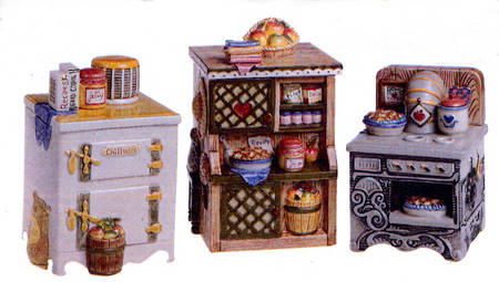 Apple Delight Figural Canister - Set of 3