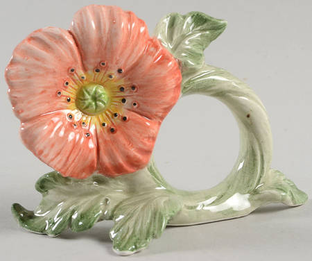 April Flowers Napkin Ring