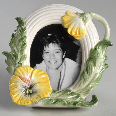 April Flowers Frame-Holds 2 1/2" X 3"