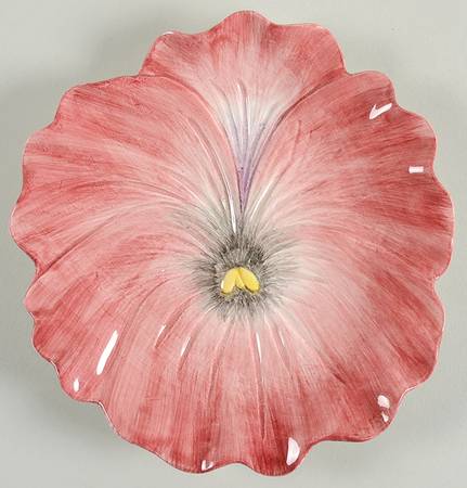 April Flowers Salad Plate