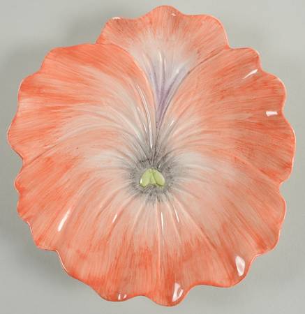 April Flowers Salad Plate