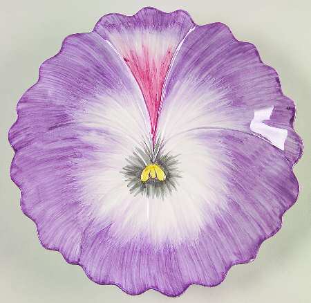 April Flowers Luncheon Plate