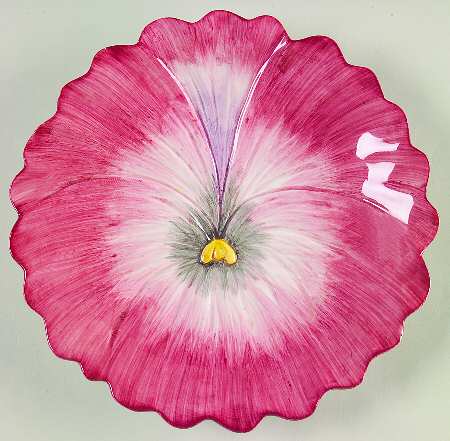 April Flowers Luncheon Plate