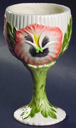 April Flowers China Goblet